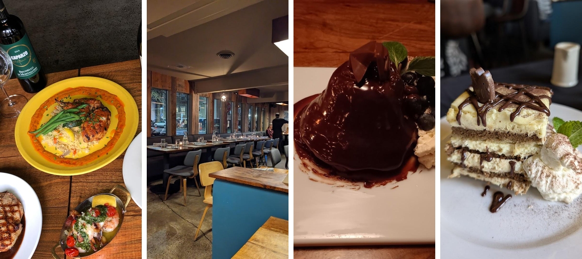 Carina Lounge Menu